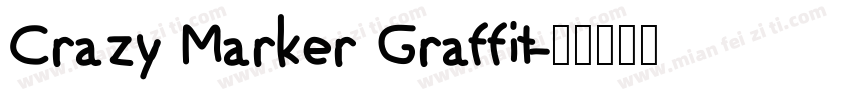 Crazy Marker Graffit字体转换